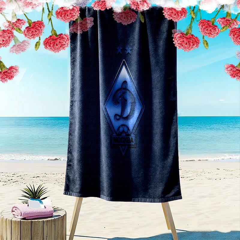 Dynamo Moscow Legend Print Beach Towel, Large Soft Quick Dry Towel for Beach Camping Swimming