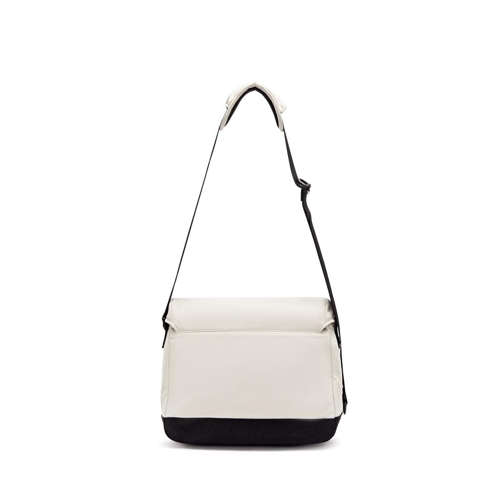 New Champion Fabric Messenger Crossbody Bag Unisex Khaki/Black U4BACPU24