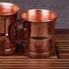 Thickened Design Moscow Water Mule 400ml Capacity Copper Milk Mug Copper Breakfast Cup  Home Use