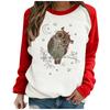 Women's Casual  Solid Color Long Sleeve Top Pullover Sweatshir