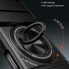 For Honor 500 5G Magnetic Case Ring Holder Foldable Kickstand TPU PC Phone Cover with Camera Lens Slider