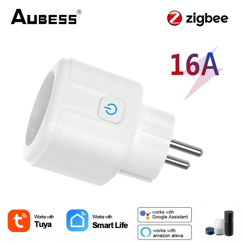 

Розетка ZigBee, адаптер EU 16A, монитор питания, розетка для приложения, дистанционное управление, Tuya art для Alexa Google Home