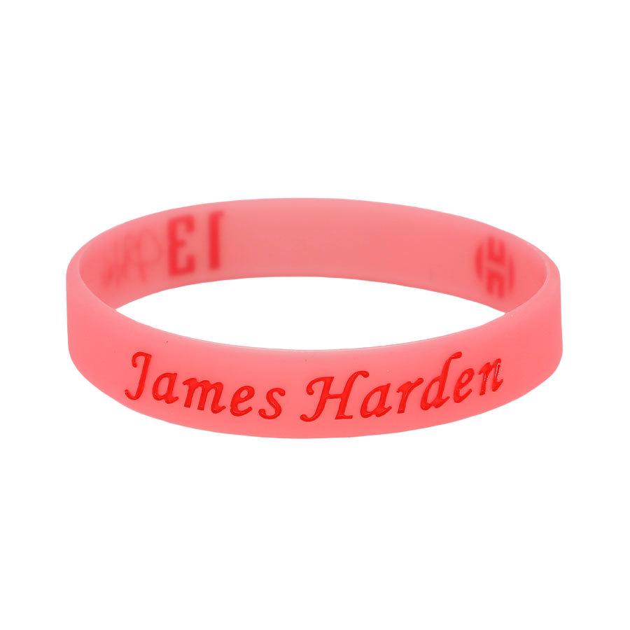 Douyin Popular NBA Star Signature Luminous Silicone Sports Bracelet/Wristband