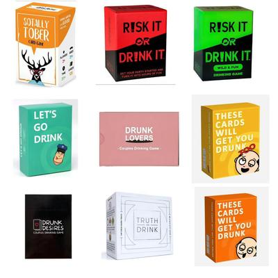 Drunk-Inspired Couple Cards: English Date Night Conversation Deck for Strengthening Relationships