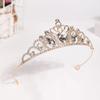 Rhinestone Zinc Zinc Alloy Crystal Headpiece Crown Bling Bling Bridal Headwear  Daily Hair Accessories