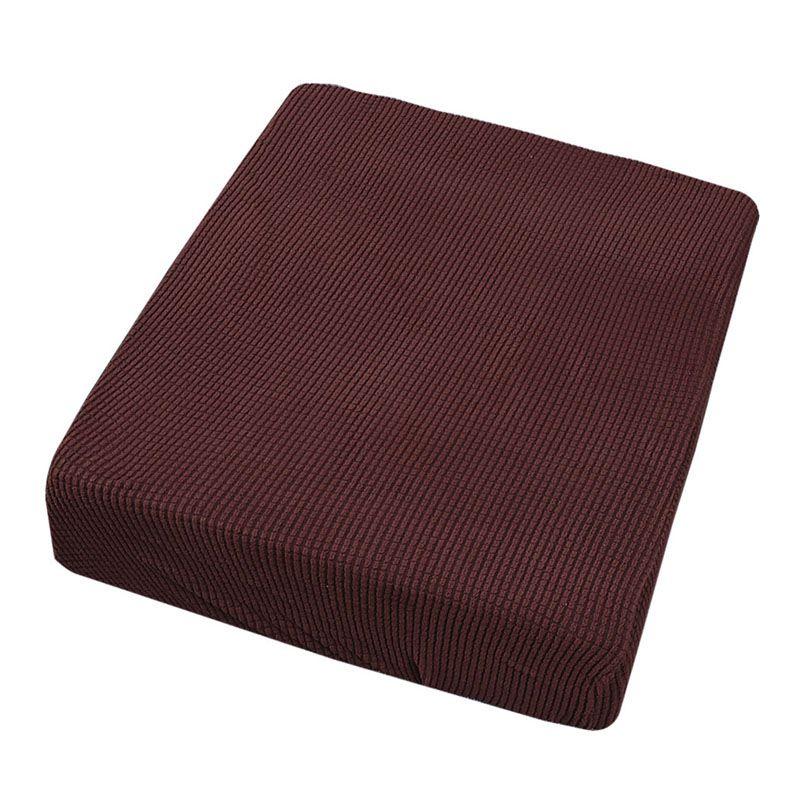 Stretchy Couch Seat Cushion Cover Soft Hand-feeling Easy To Fit Furniture Protector