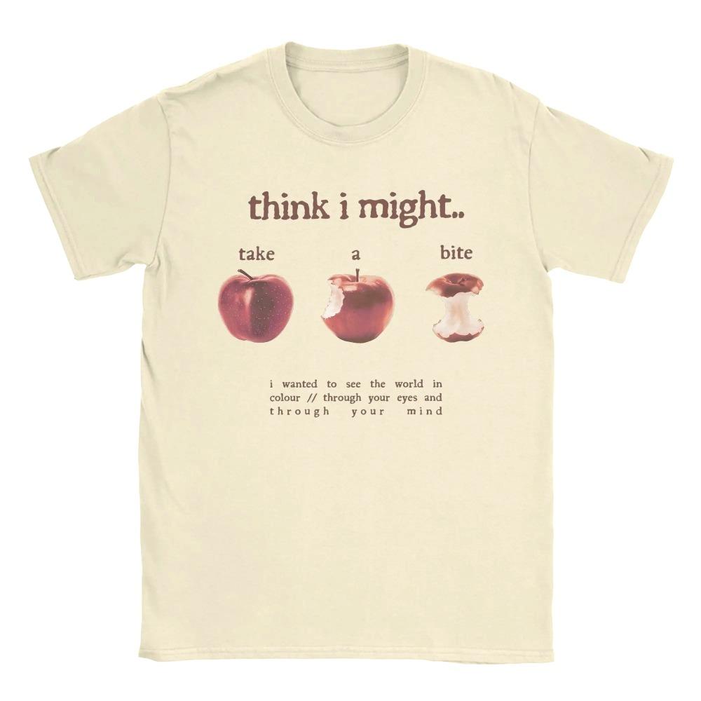 

Take A Bite T Shirt Women Clothing Fashion Short Sleeve Round Collar Tees Trendy T-Shirt Casual Women Clothes XS