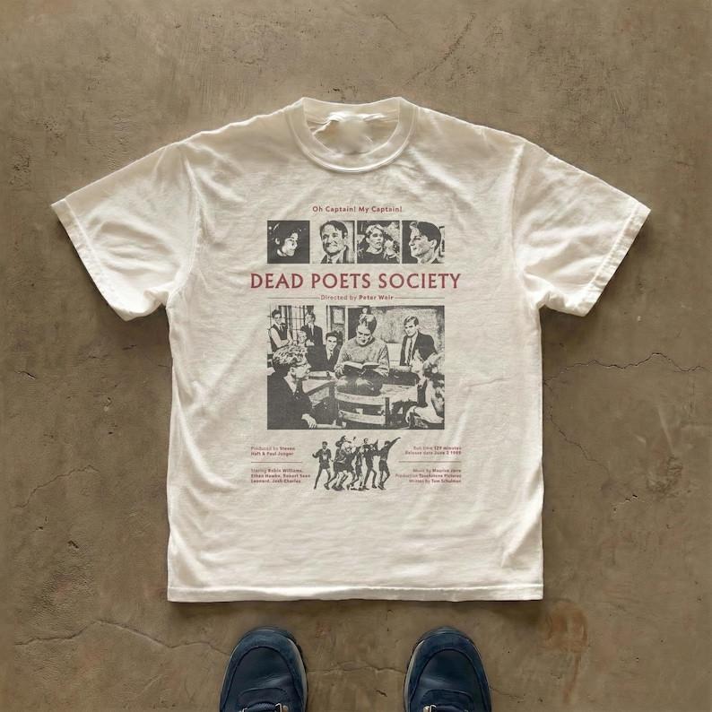 Dead Poets Society Tee, Movie Poster Graphic T-Shirt