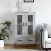 VidaXL Highboard Concrete Grey 69.5x31x115 Cm Engineered Wood 828312