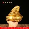 Brass Golden Toad Ornaments Cornucopia Toad Ingot Golden Cicada Three-Footed Toad Shop Opening Gifts Copper Ware