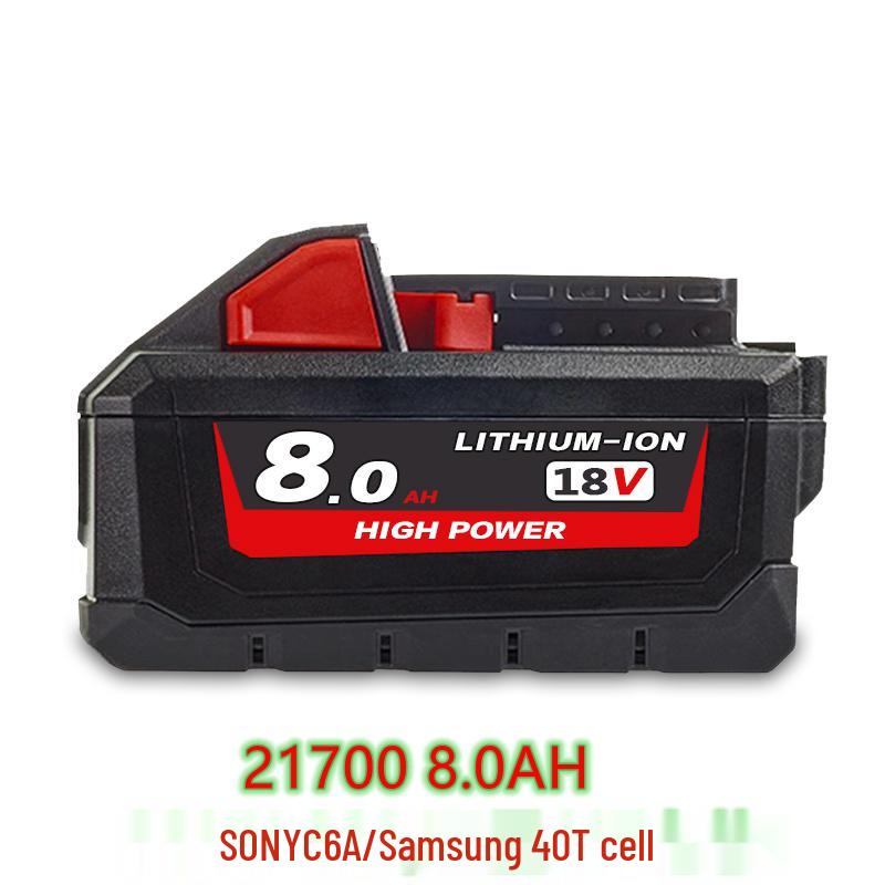 Milwaukee M18 9Ah Battery & Charger Replacement for Power Tools