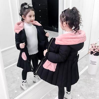 Children Winter Jacket Toddler Coat for Girl Hooded Overcoat Kids Down Cotton Clothes Snowsuit Outerwear Teen Parka Clothing