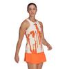Tebe Magugu Tennis New York Tank Top MLQ28 Ecru Orange L [Adidas] Y-Back Women's Tint/Impact (HT4235)