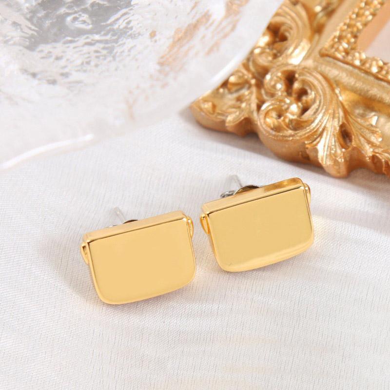 2023 New Vintage Popular Brand Earrings Luxury Jewelry for Women Fashion Square Designer Eardrop Fine Quality Women's Ear Stud