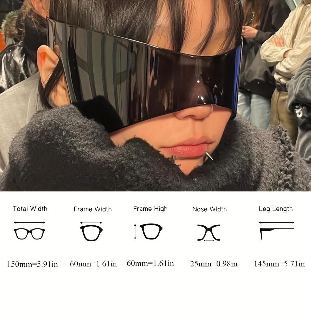 Y2K Future Technology Museum - Stylish Unisex Glasses That Blend Fashion And Trend