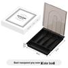 Transparent Multi-Grid Kitchen Storage Box with Lid: Organizer for Chopsticks & Cutlery