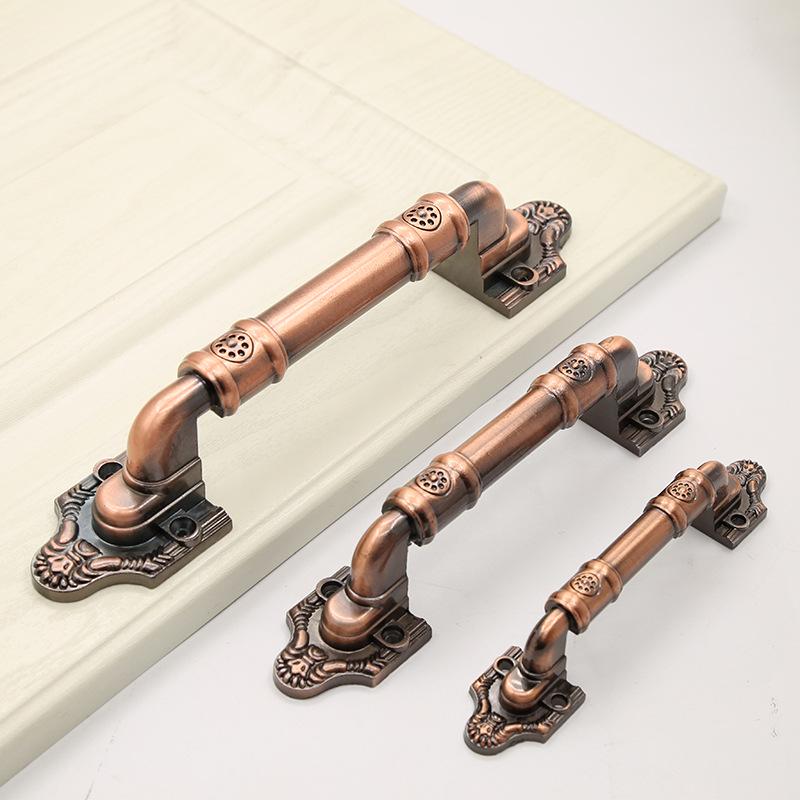 Antique Copper Surface-Mounted Handle for Doors and Windows