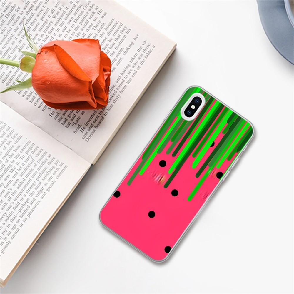 Watermelon Pattern Phone Case for iPhone 16 15 8 7 6 6S Plus X SE XR XS 14 11 12 13 Mini Pro Max Mobile Case