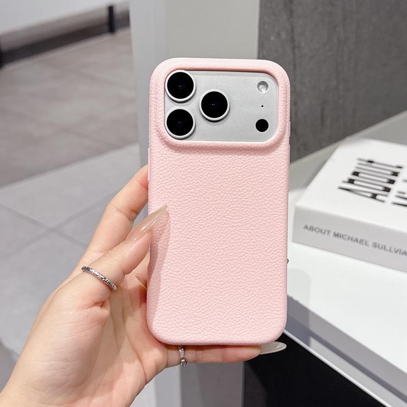 Luxury Leather Texture Soft Phone Case For For Iphone 11 12 13 14 15 16 17 Pro Max Plus Air Shockproof TPU Bumper Back Cases Cover