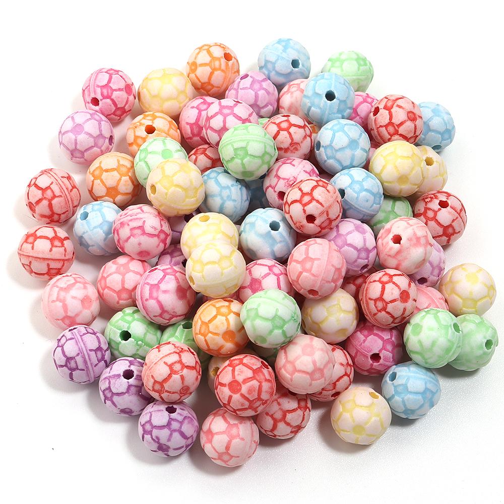 200pcs/lot Multiple Styles Plastic Beads Cat Flower Star Fish Shell Beads Loose Spacer Beads For Jewelry Making DIY Accessories
