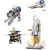 Baustein Kleinteil Montage Spielzeug Weltraumrakete Astronaut Raumschiff Modell Jungen Spielzeug