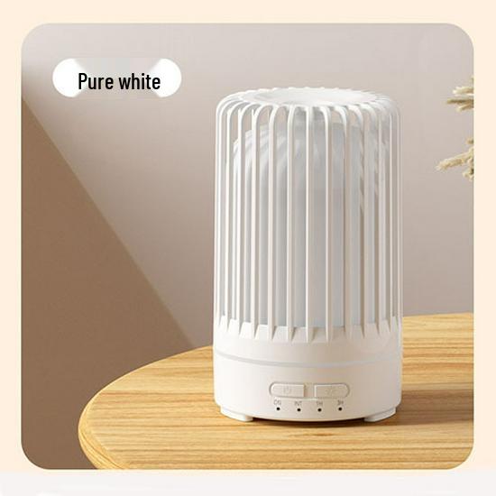Wood Grain Ultrasonic Aroma Diffuser for Bedroom - Silent Essential Oil Humidifier
