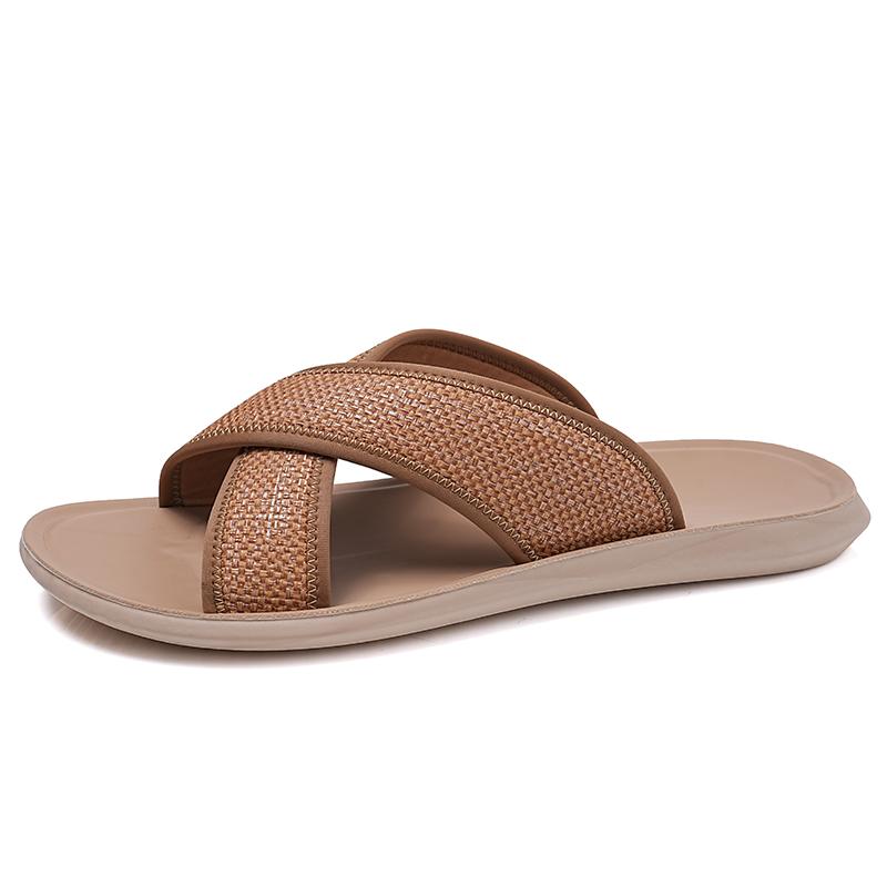 Offene Herren-Sportsandalen Outdoor Rutschfeste Hausschuhe Sommer Freizeit Schuhe Mode Strandschuhe Leicht Bequem Mann Halb Pantoffel