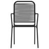 Vidaxl 5-Piece Garden Furniture Set, Black