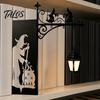 Decoración Creativa para el Hogar para Cafeterías Estantería Decorativa con Luz, Linterna Vintage de Biblioteca, Luces de Lectura para Lectores Empedernidos, Escritorio Temático de Bruja de Halloween con Luz LED
