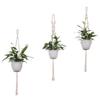 1PCS Handmade Macrame Plant Hanger Flower /pot Hanger for Wall Decoration Countyard Garden