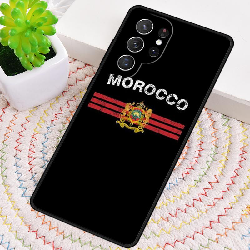 Morocco Flag Moroccan Unique Silicone Phone Case For Samsung Galaxy note 10 pro S26 S25 S24 S23 S22 S21 Plus S25Ultra Capa Cover