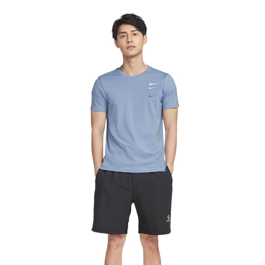 Nike T Shirts Men's Crew Neck Moderate Straight Fit DC2716-431