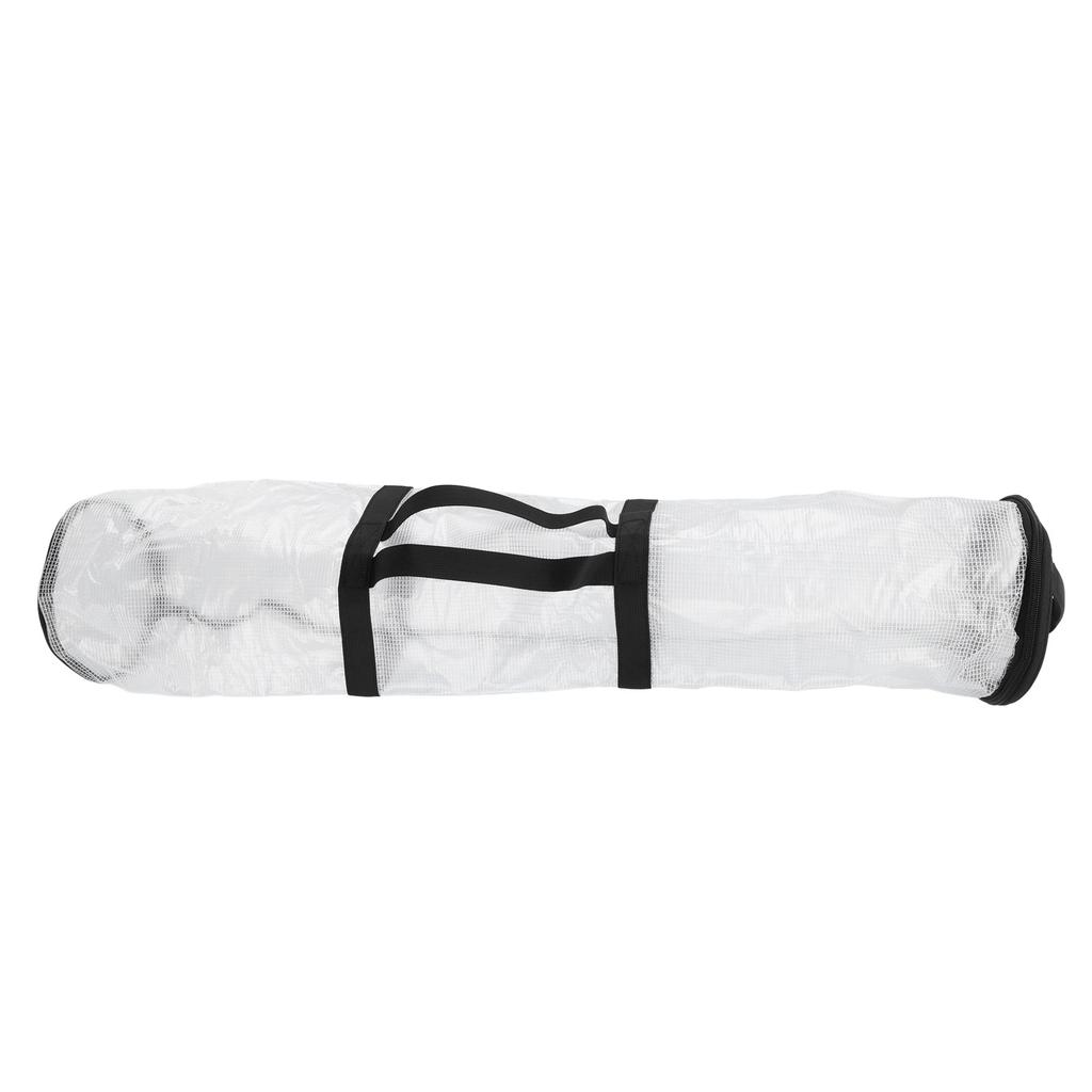 Gift Wrap Organizer PVC Waterproof Dust Proof Transparent 80x16cm Wrapping Paper Storage Bag