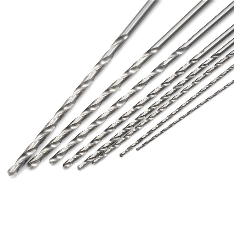 1 stk 1,5~5 mm diameter ekstra lang HSS rett skaft snekkebor spiralbor 160 mm