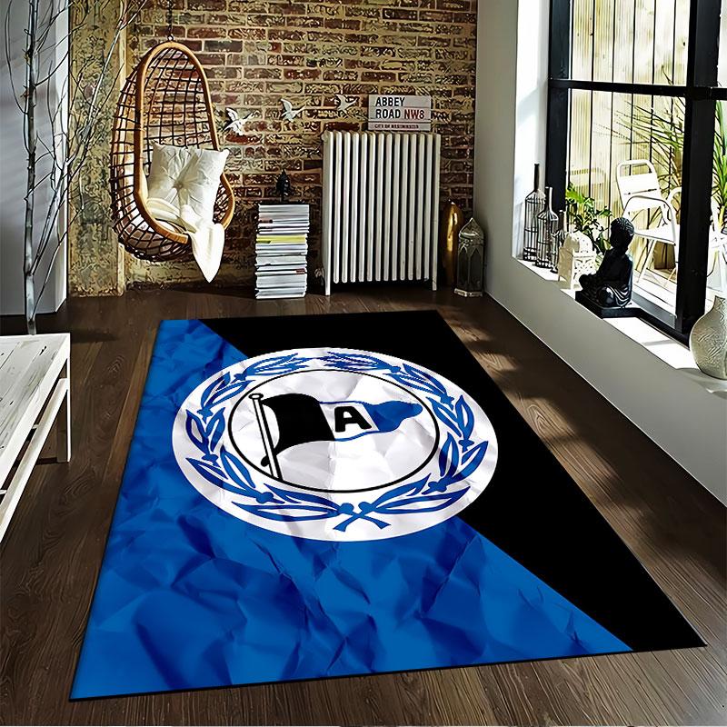 Blue and Black Flag Pattern Suitable As a Non-slip Mat for the Living Room or Bedroom Sofa
