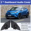 L10A Car Interior Front Tweeter Speaker Boxes Dashboard Audio Cover Cap Panel Refitting Accessories For Toyota IZOA C-HR CHR 19-
