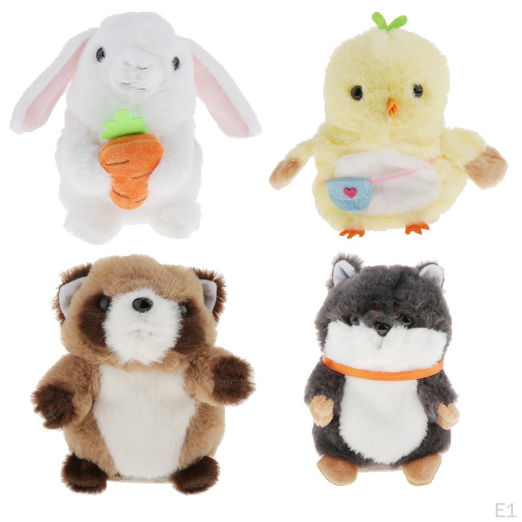 Electronic Interactive Soft Toy for Children with Recording Animals, Little Cute