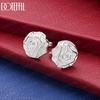 Orecchini Raffinati a Fiore in Argento Sterling 925 - Gioielli Pendenti da Banchetto