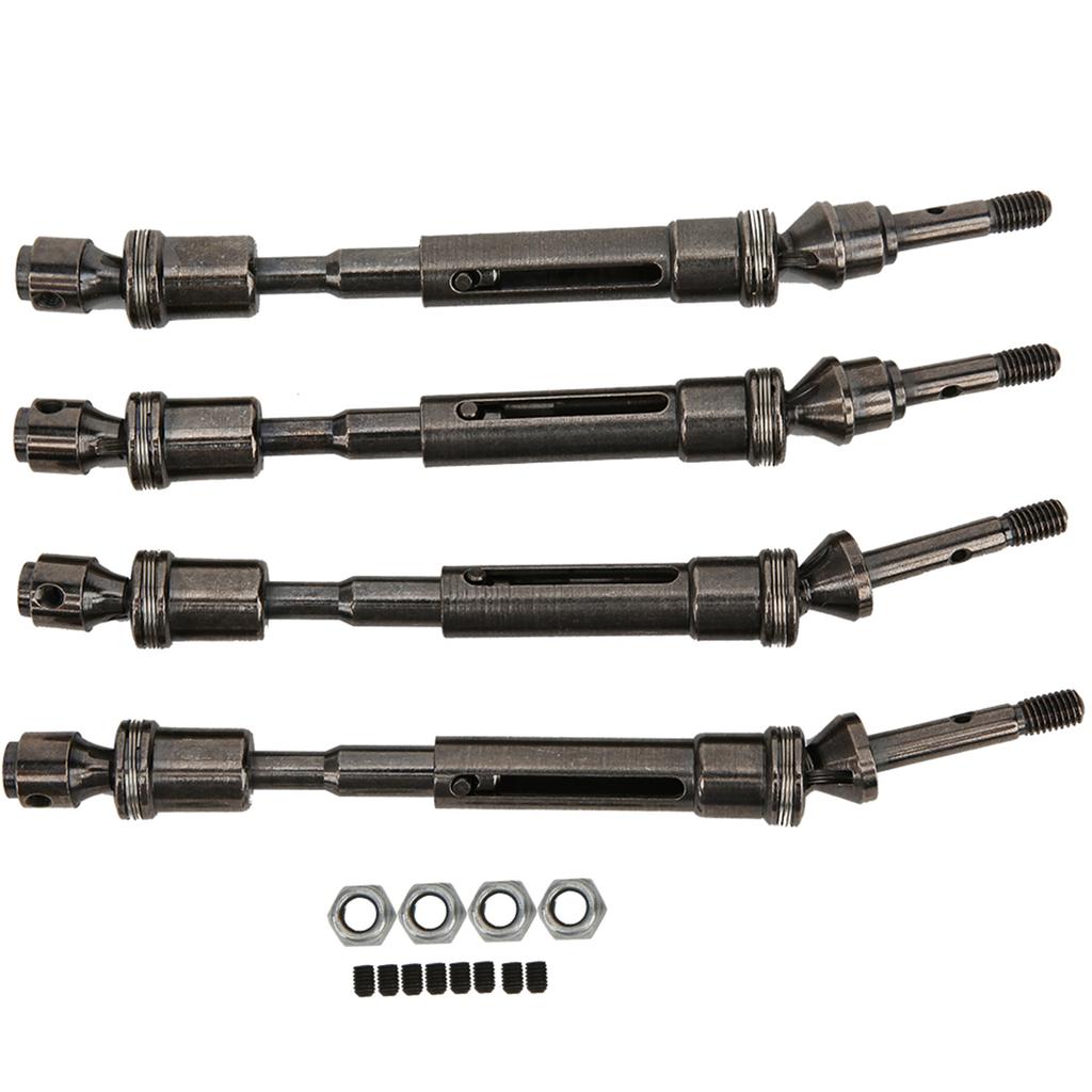 For Traxxas 1 10 Slash 4x4 SLA017 SLA018 Metal Front and Rear Drive Transmission Shaft