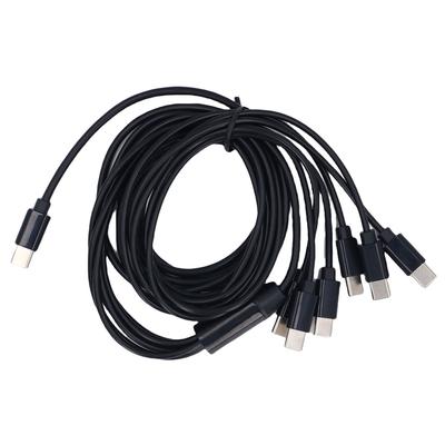 6 In 1 USB C To USB C Cable Fit for IPad Air 4 5 Plug and Play 6.6FT PVC Fast Charging USB Type C