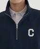 COVERNAT C-Logo Half-Zip Sweatshirt Heather Gray