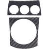 Daeiclru Soft Carbon Fiber Central Control Gear Shift Panel Trim Compatible with Nissan 350z 2003-2006, Gear Shift Panel Decoration Cover Sticker,