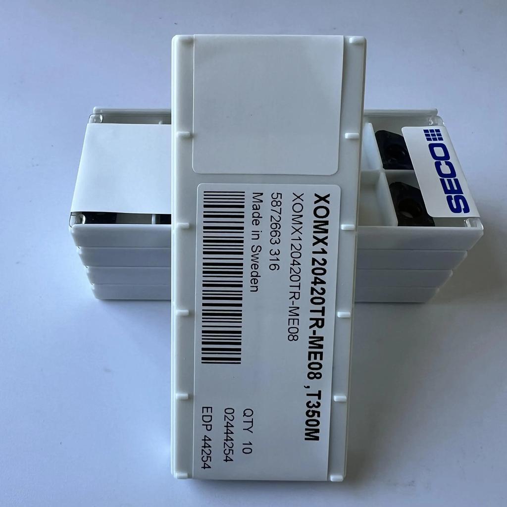 Seco / XOMX120420TR-ME08,T350M /Original Blade Carbide CNC Blade 10 PCS