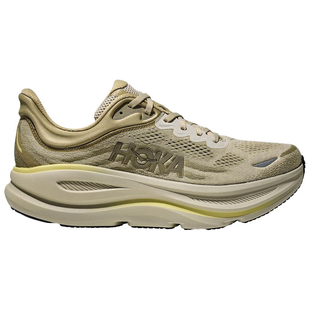 Hoka One One Bondi 9 Comfortable Versatile Cushioning Durable Low-Top Running Shoes Men Running Shoes Light-Green 1162011-GSSL