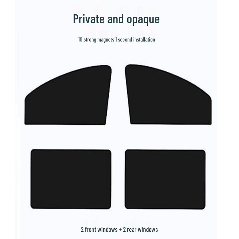 

Магнитные шторки-светоблоки для автомобиля - Теплоизоляционные чехлы для конфиденциальности