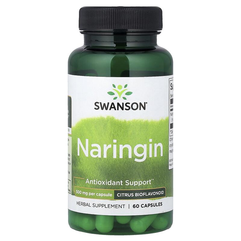 iHerb UK - Swanson Vitamins , Naringin, 500 Mg, 60 Capsules - Image 4