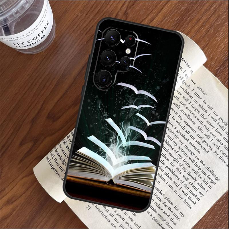 Book Lover Phone Case For Samsung Galaxy S25 S24 S23 S22 S21 Ultra S9 S10 Plus S20 FE Funda Cover Shell