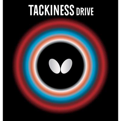 Butterfly Caoutchouc adhésif pour tennis de table, rouge, épaisseur 05410, Takiness/DRIVE (006)