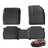 LUCKEASY Right Drive for Nissan X-Trail Xtrail Fuel T33 Series 2022-2025 5Seater Car Floor Mats Trunk TPE Waterproof Black