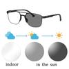 Cycling Glasses Multifocal Progressive Photochromic Man Near And Far Double Bridge Frame Gift For Man For Husband